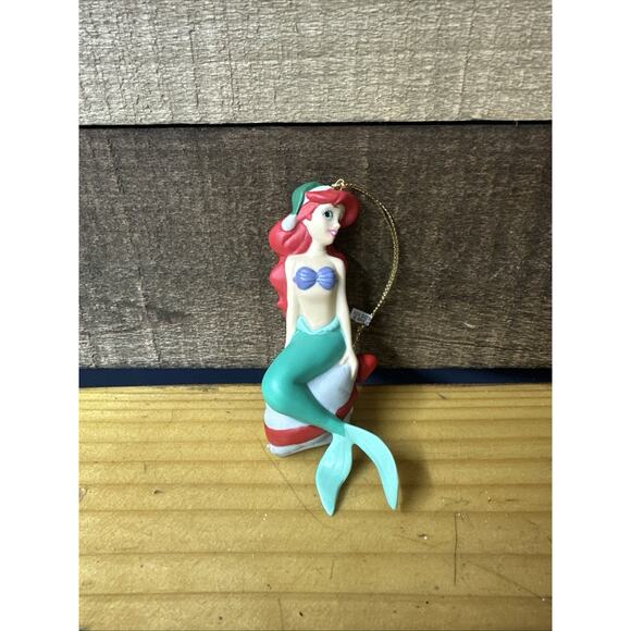 Grolier Little Mermaid Ariel Porcelain Treasures Ornament Vintage Rare In Box - Picture 1 of 5